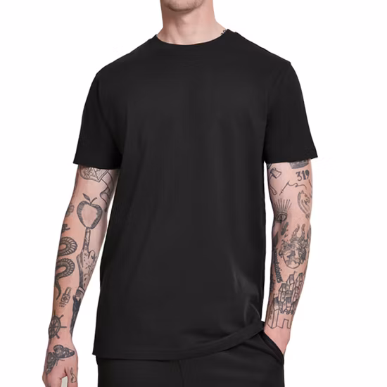Custom Wholesale Mens Blank 100% Cotton Tshirt High Quality Plain Plus Size T-Shirtsl for Men