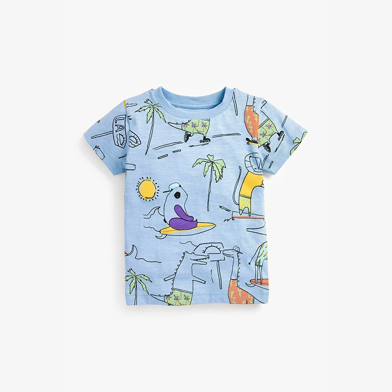 Kid Unisex Clothing Children′s Printed Cartoon Soft Pure Cotton Long Sleeve for Autumn Kid Clothes