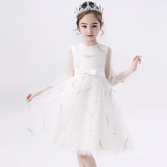 Children Kids Baby Summer 2022 Babynew Fashion Casual Western Style Printing Girls Thin Sleeveless Dress Sweat-Absorbing Breathable Cotton Vest Clothes