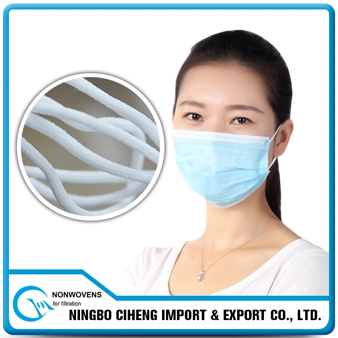 Respirator Ear Loop Braided Wholesale Round Elastic Band