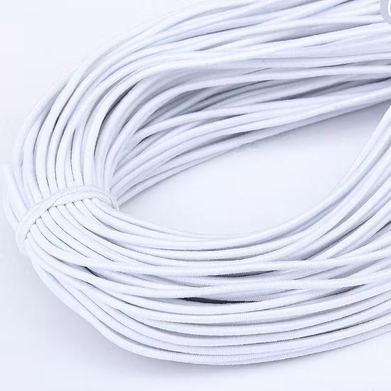 Corda di gomma elastica rotonda con corda elastica in lattice importato elastico da 2 mm/2,5 mm/3 mm